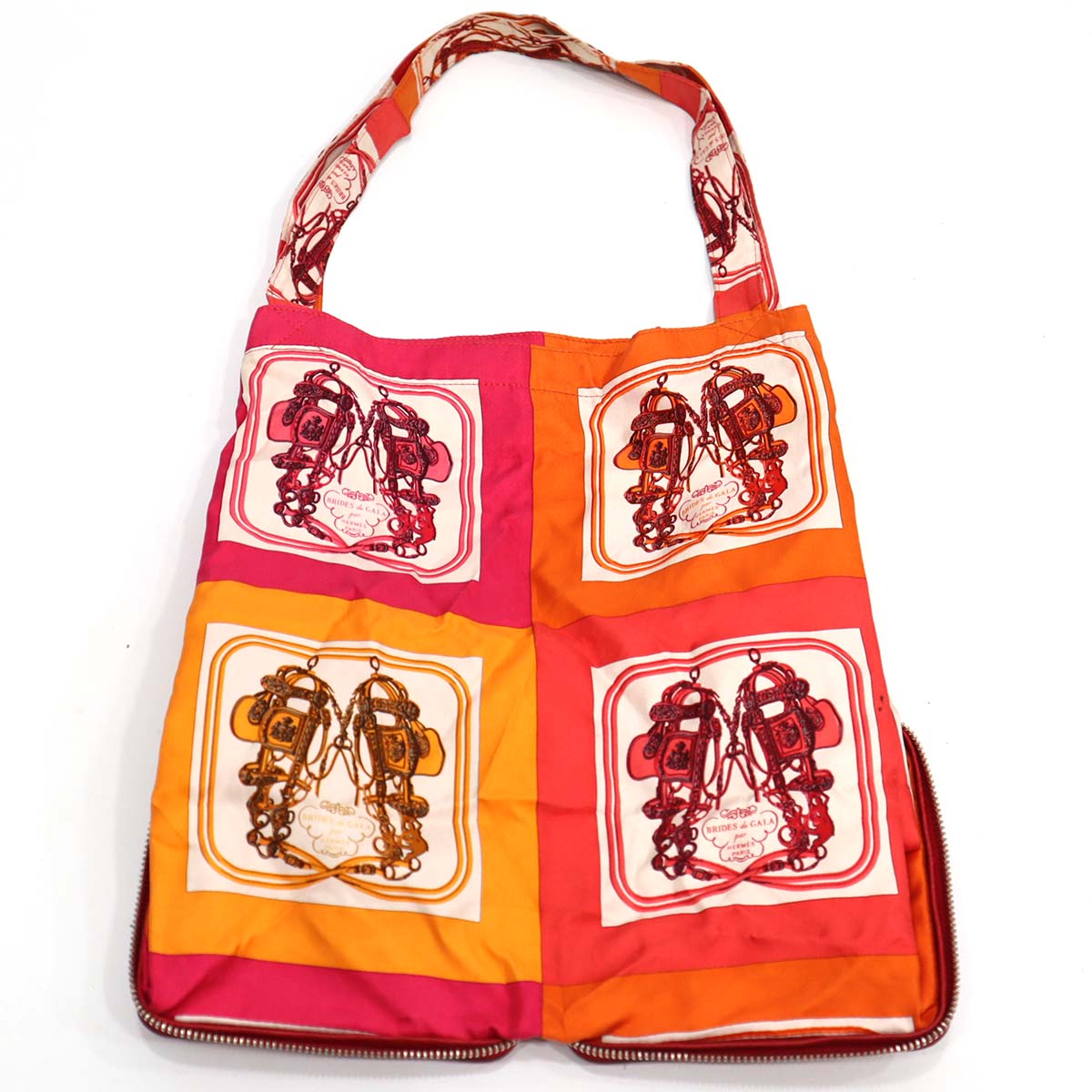 エルメス　エコバッグ エルメス HERMES エコバッグ シルキーポップ トートバッグ