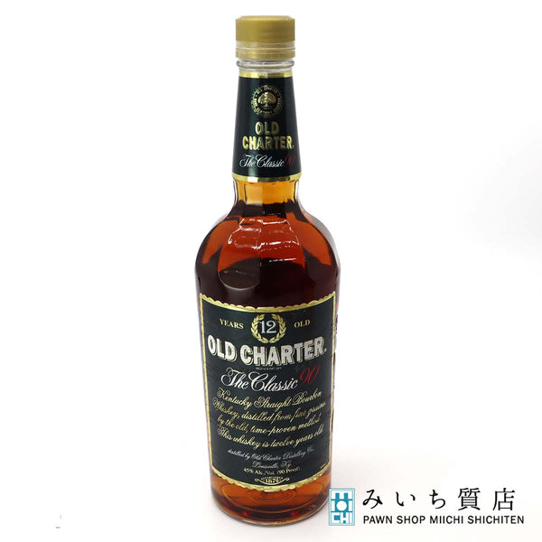 未開栓 お酒 ウィスキー オールドチャーター 12年 ザ・クラシック 90 750ml 45％ 巾着付き バーボン 23k392-28