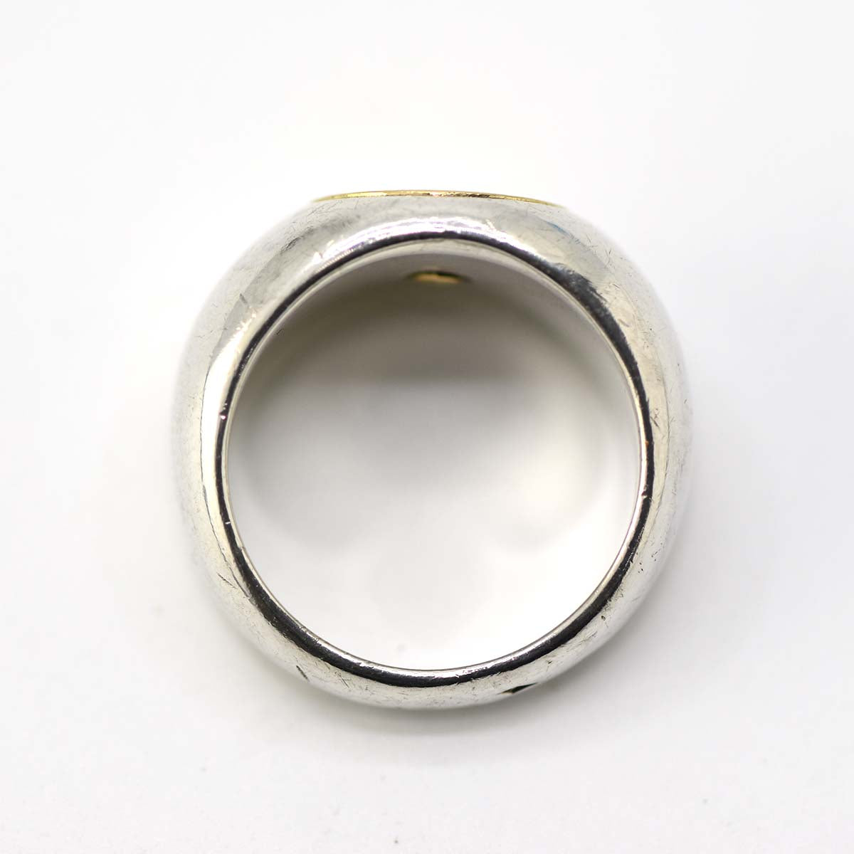 エルメス セリエ リング ヴィンテージ SV925 K18 コンビ HERMES 指輪