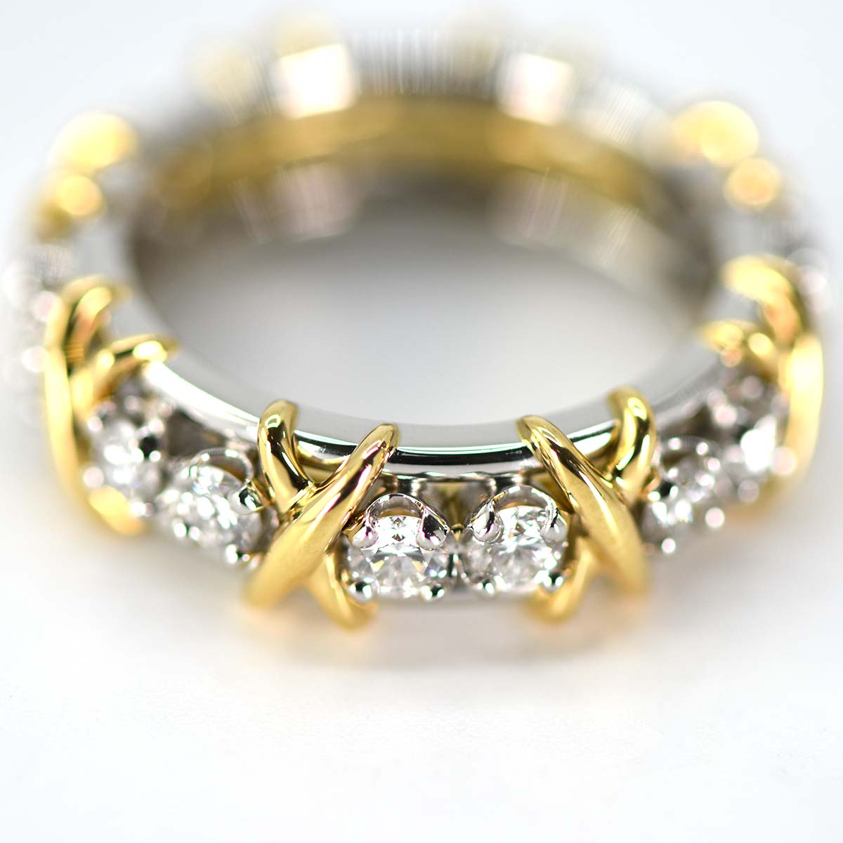 専用　ティファニーAu750 Pt950 ダイヤモンドリング　K18 ダイヤ 専用 ティファニーAu750 Pt950 ダイヤモンドリング K18 ダイヤ