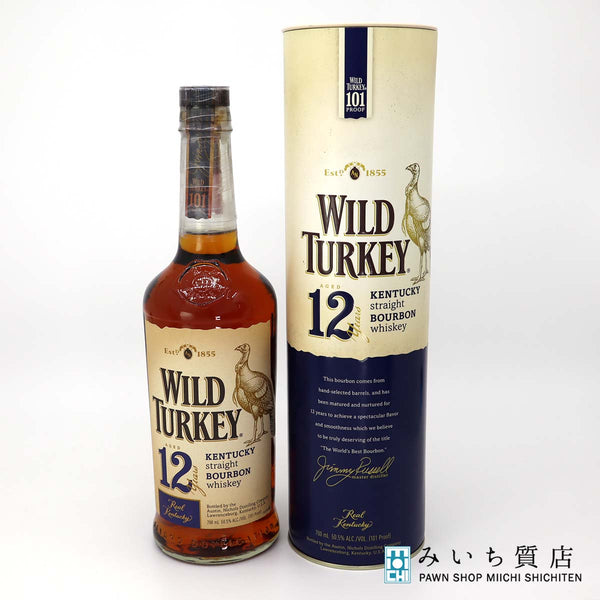 未開栓 お酒 ウイスキー ワイルドターキー 12年 青 700ml 50.5% WILD TURKEY 23k202-16