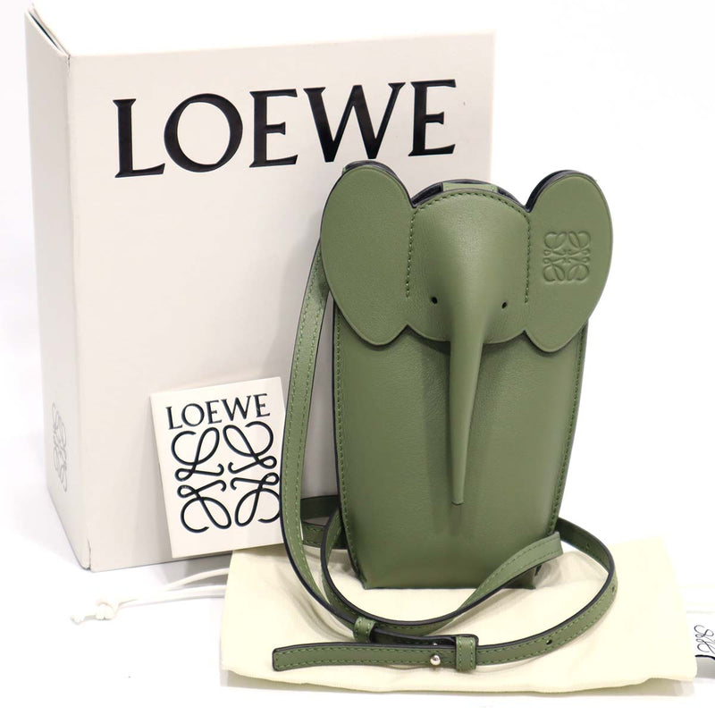 未使用 ロエベ LOEWE エレファント ポケット ポーチ ポシェット 