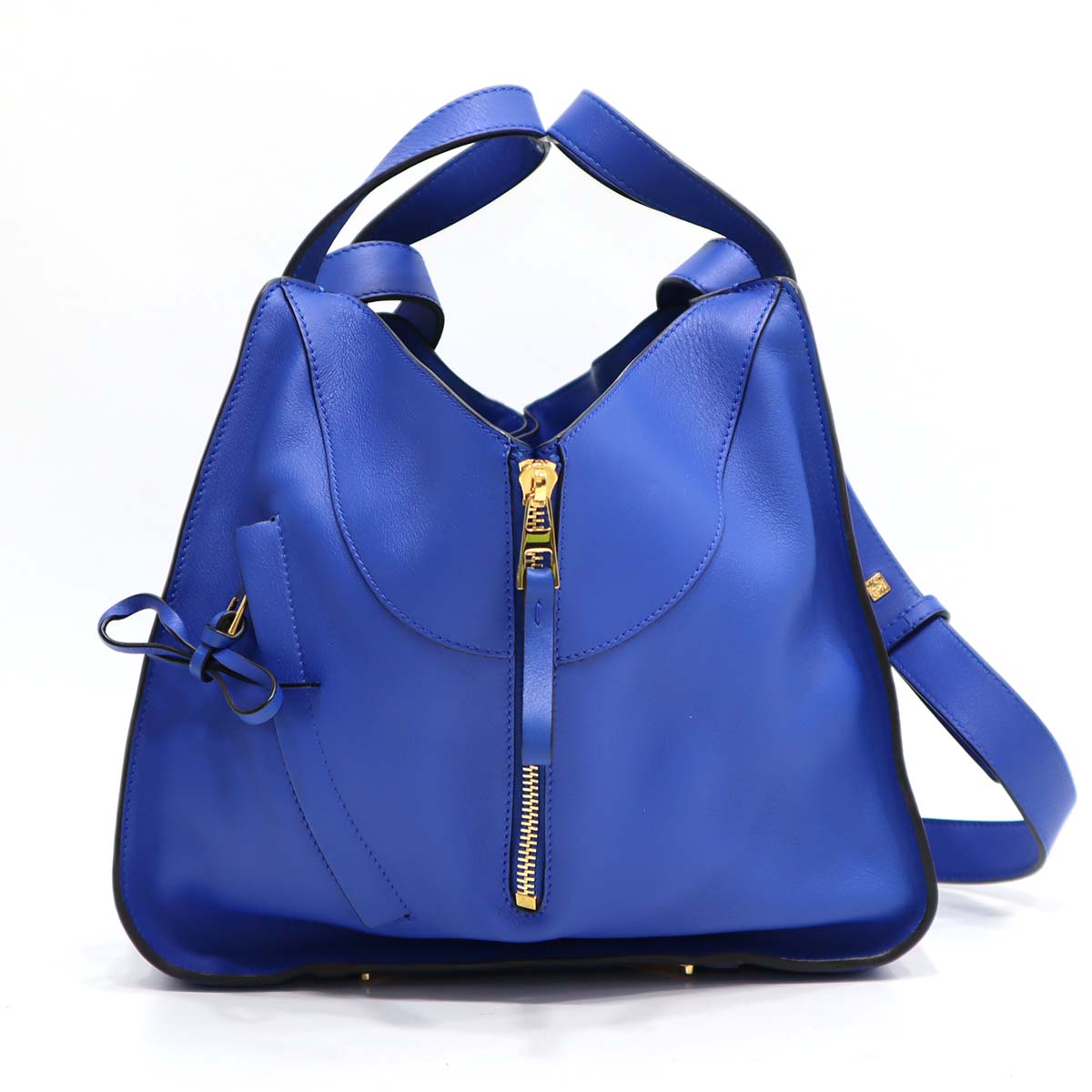 Loewe Hammock Compact Solid Bag in Aquamarine | FWRD
