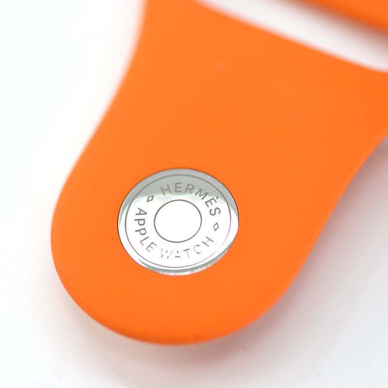 アップルウォッチ エルメス バンド 44mm M/L Apple Watch ベルト オレンジ HERMES  ラバー スポーツ K268
