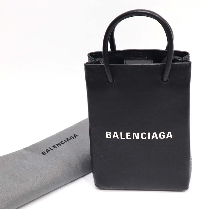 バレンシアガ BALENCIAGA ミニ shopping バッグ Shopping Phone Holder ...