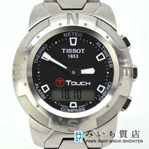 腕時計 TISSOT ティソ Tタッチ 1853 QKQ-OR123891 Z252/352 20k282-2 – みいち質店