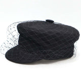 Christian Dior クリスチャンディオール DIOR ARTY キャップ キャスケット ハット 帽子 ロゴ ブラック チュール付き 22k599-20
