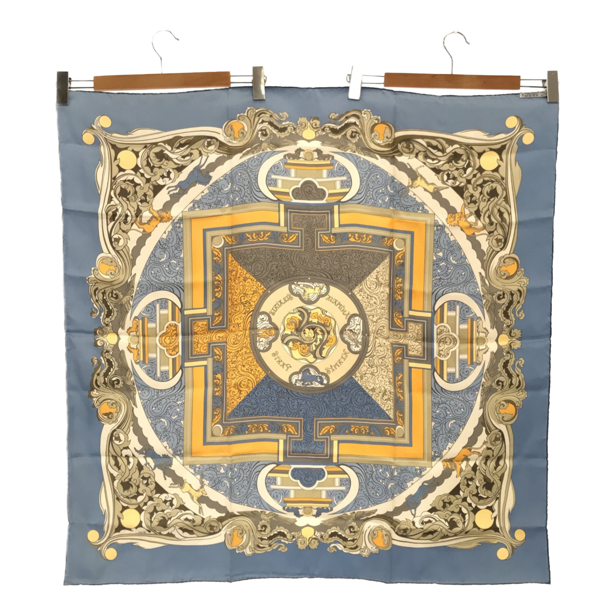 【極美品】エルメスカレ90スカーフANIMAUX SOLAIRES太陽の動物たち エルメス HERMES カレ90 ANIMAUX SOLAIRES 太陽の動物たち スカーフ