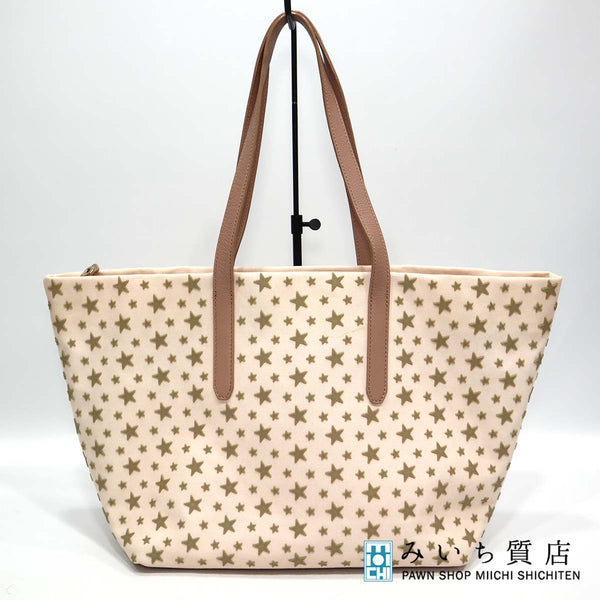 ジミーチュウ JIMMY CHOO ソフィア バッグ キャンバス ピンクベージュ トートバッグ SOFIA 23k359-1