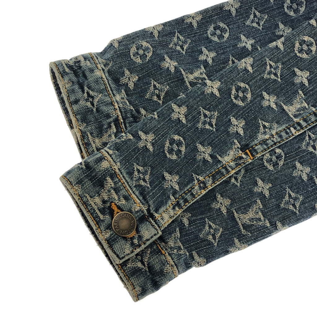 LV モノグラムデニム ミンクファー ジャケット サイズ36 RW052W