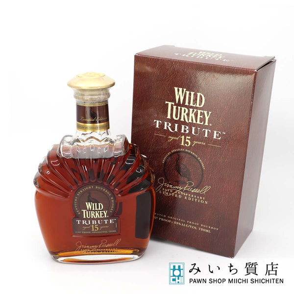 お酒 ウイスキー バーボン ワイルド ターキー 15年 750ml 55% WILD TURKEY TRIBUTE 23k94-7