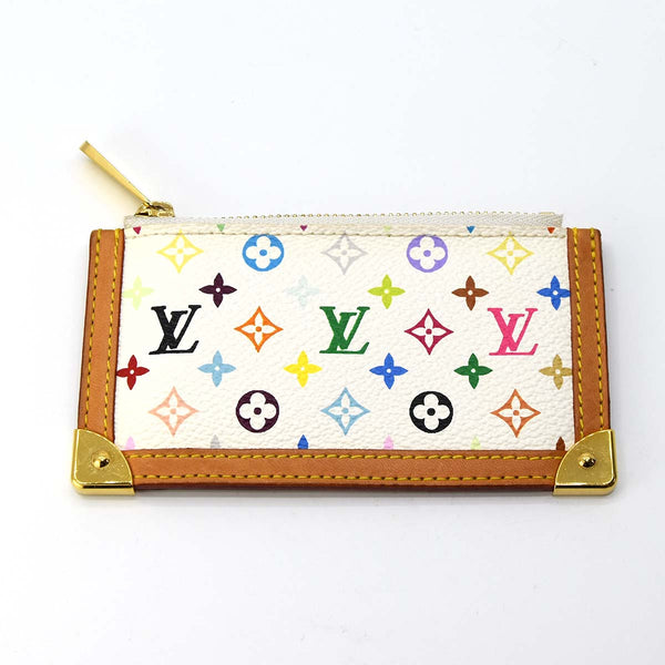 LV　マルチ　コインケース　マルチカラー　ポシェットクレ　ホワイト　M92655 LOUIS VUITTON H4979