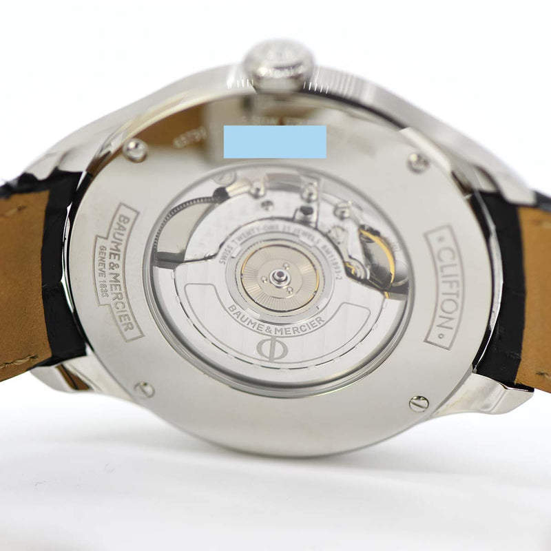 腕時計 BAUME＆MERCIER ボーム＆メルシエ クリフトン デュアルタイム M0A10112 自動巻 eco48