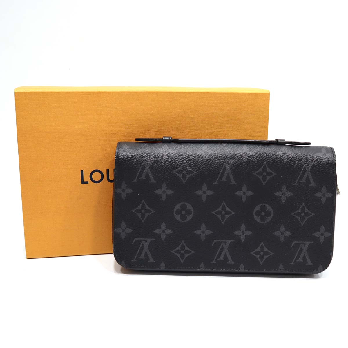 質屋 LV 財布 ジッピーXL モノグラムエクリプス M61698 Louis Vuitton