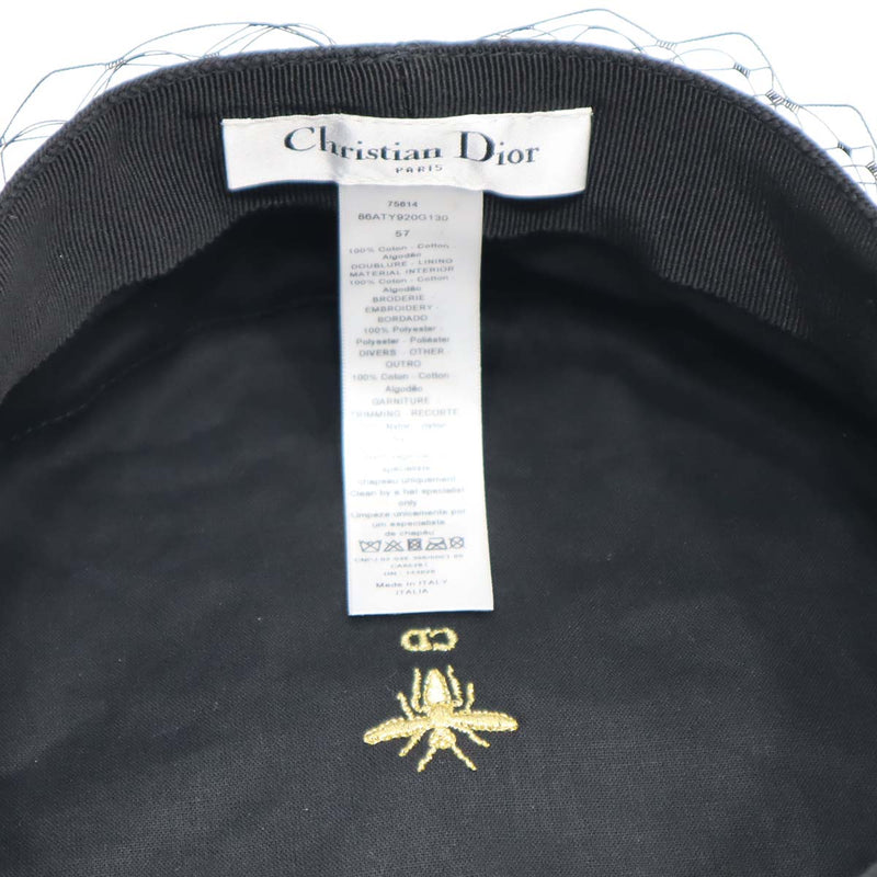 Christian Dior ディオール キャスケット ブラック ハット 帽子帽子