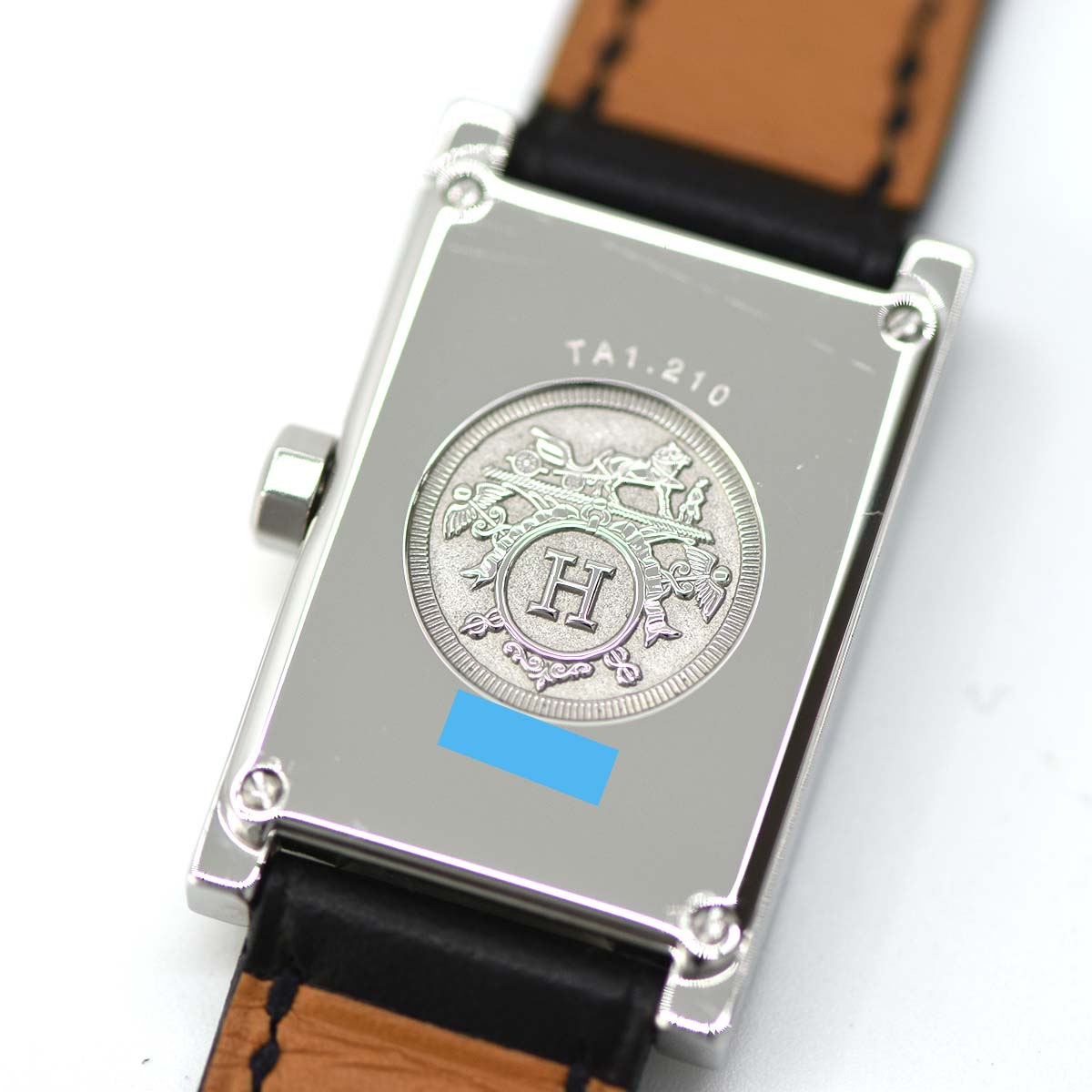 ✨箱付き✨HERMES エルメス タンデム TA1.210 二重ベルト　レザー エルメス タンデム TA1.210. クォーツ Cal.976.001 SS 純正革