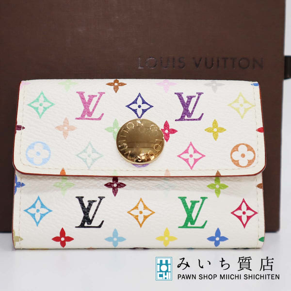 カードケース LOUIS VUITTON ルイ・ヴィトン LV ポルトモネ・コージー M60006 マルチカラー ホワイト コインケース H940