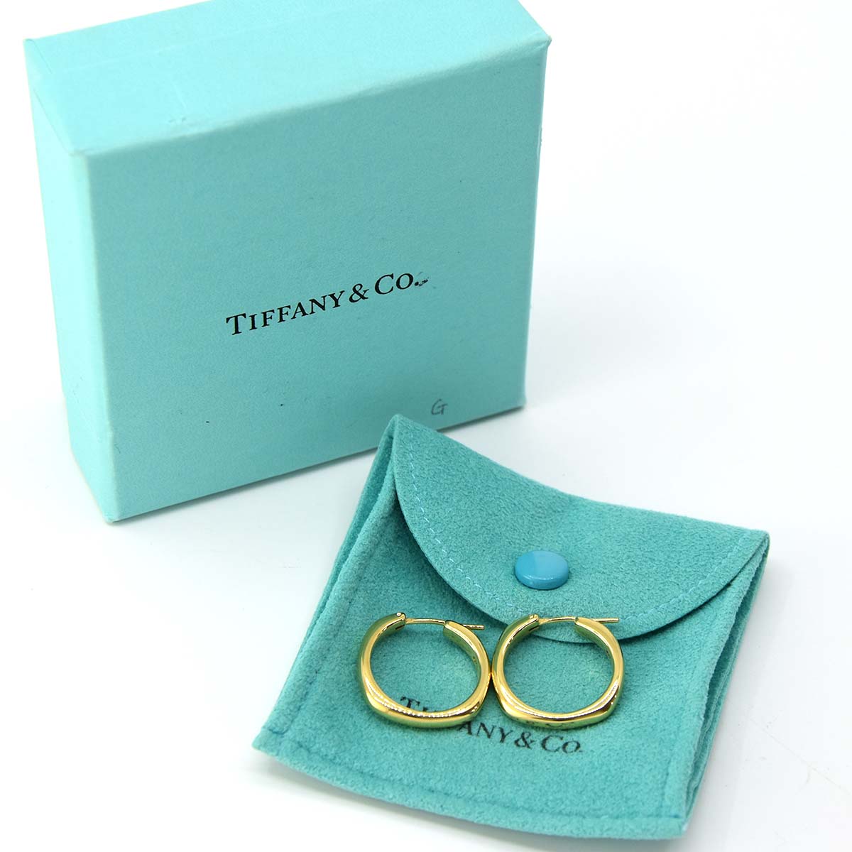 Tiffany ティファニー　クッションフープピアス TIFFANY ティファニー クッション フープピアス スクエア