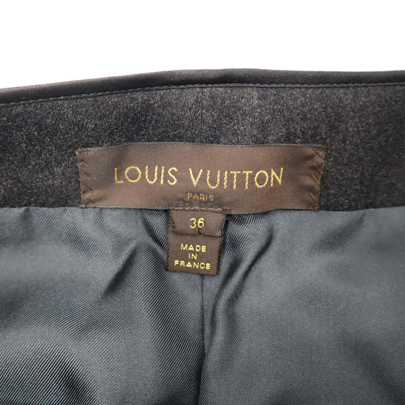 ズボン LOUIS VUITTON ルイ・ヴィトン パンツ シルク ダークグレー ロングパンツ 表示サイズ 36 30k297-11