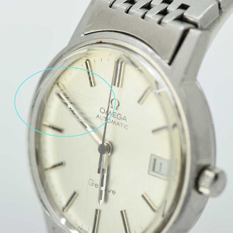 腕時計 OMEGA オメガ ジュネーブ AT 166.0163 Cal 1012 ヴィンテージ メンズ デイト eco76