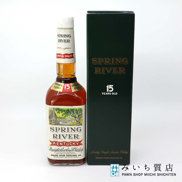 未開栓 お酒 ウィスキー スプリングリバー 15年 ケンタッキー バーボン ウイスキー 750ml 43％ 23k392-31