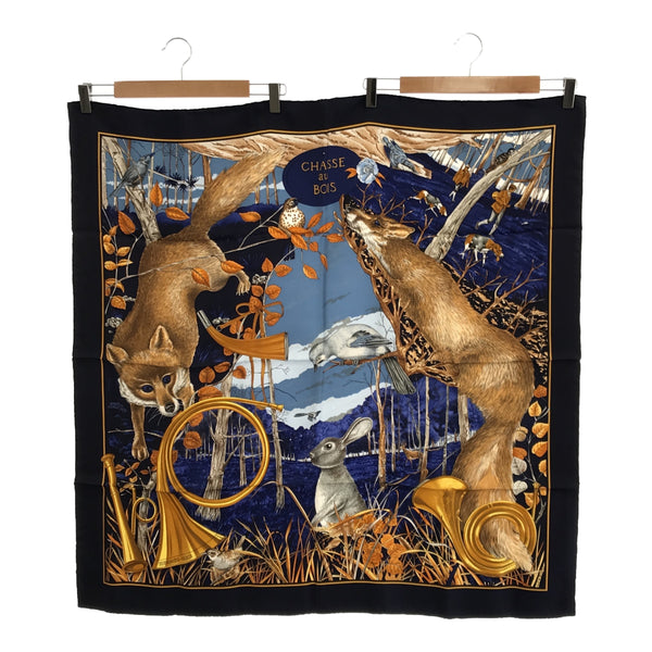 エルメス HERMES スカーフ カレ90 CHASSE au BOIS 森の狩猟 スカーフ