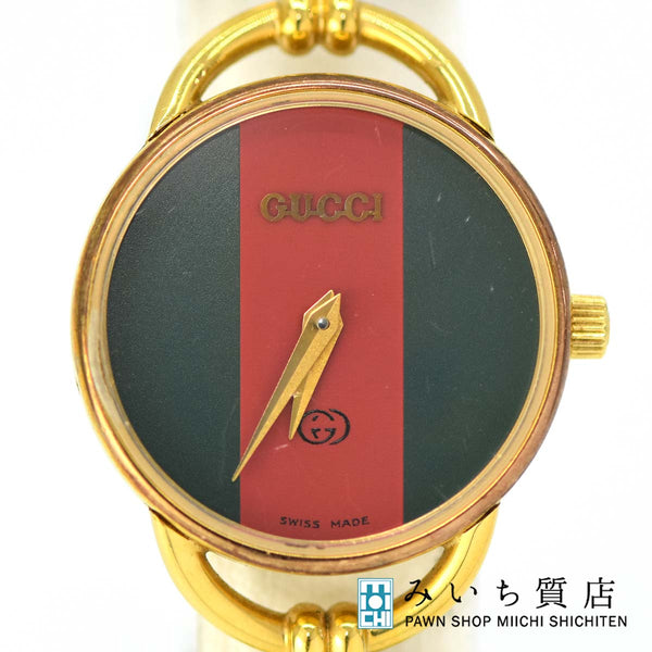 腕時計 GUCCI グッチ 6000L シェリー ヴィンテージ QZ レディース 2022年7月電池交換済 H2859