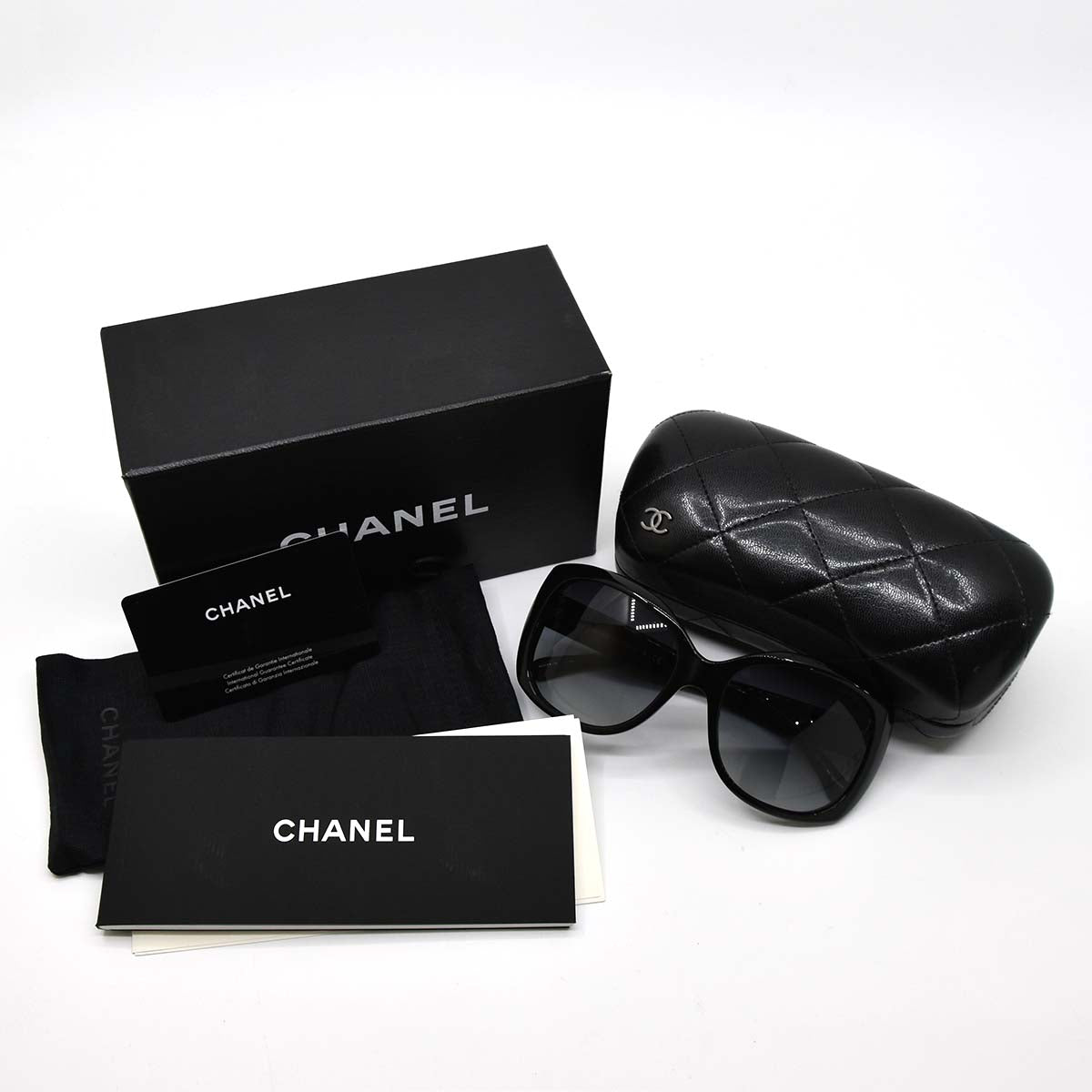 シャネル サングラス CHANEL 5183-A c.501/3C 59□18 135 黒
