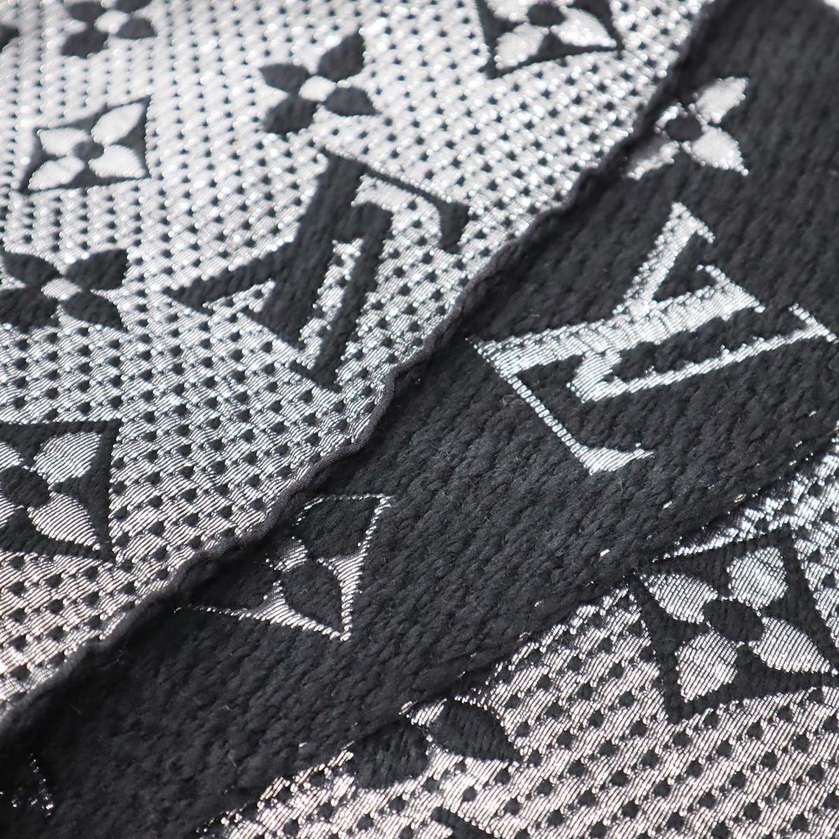 LV マフラー エシャルプ ロゴマニア シャイン モノグラム M75833