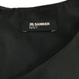 ジルサンダー ワンピース JDE428A 51 サイズ34 Jil Sander ネイビー ポリエステル 半袖 衣類 スカート H6616