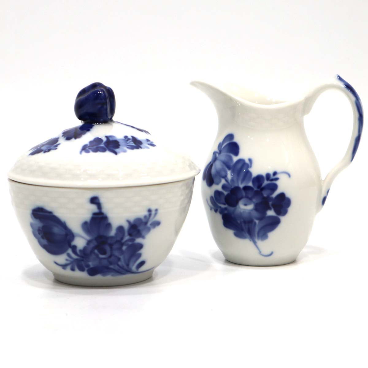 ロイヤルコペンハーゲン シュガーポット ブルーフラワー 8081 ミルク