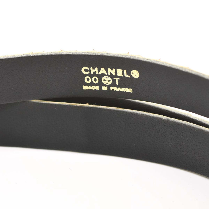 ベルト CHANEL シャネル ブ パイソン ココマーク マルチ 表記サイズ75/30 H4127-3