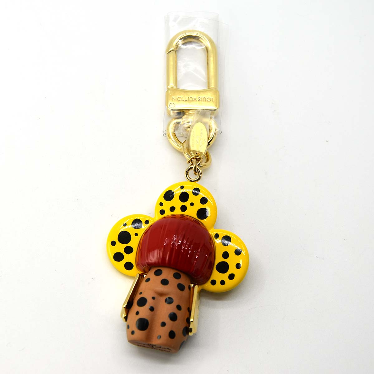 LOUIS VUITTON/LV×YKキーホルダー/キーリング/M01146 LOUIS VUITTON M01146 Yayoi Kusama collaboration LV x YK