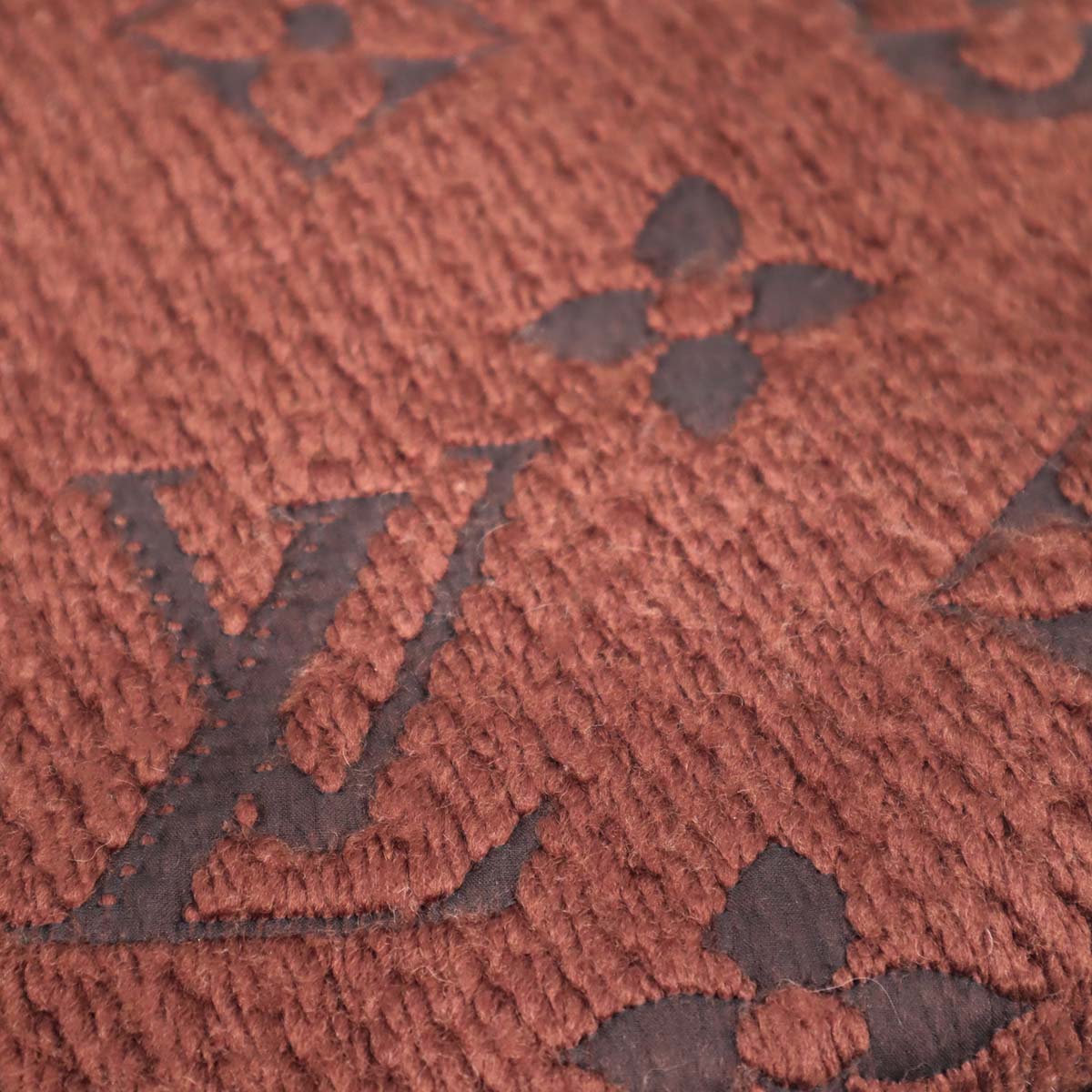 LV ルイヴィトン マフラー 413287 ウール シルク エシャルプ ロゴ