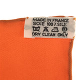 HERMES エルメス シルク スカーフ カレ90 Les Legendes de L'Arbre 木の伝説 スカーフ オレンジ H3516