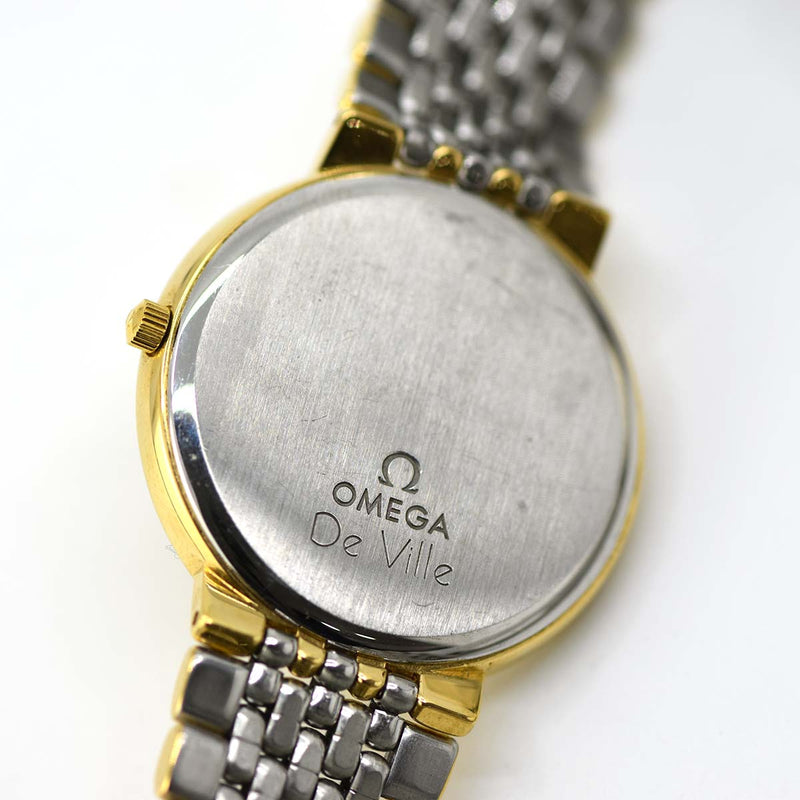 腕時計 OMEGA オメガ De Ville デヴィル 396.1012 クォーツ デビル メンズ 2022年8月電池交換済み 22k95-2