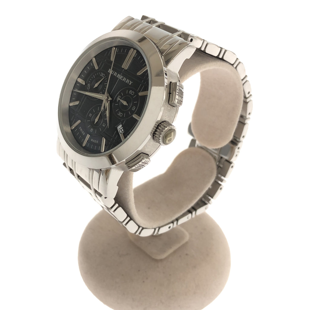 バーバリー 腕時計 BU1360 BURBERRY クロノ デイト メンズ クォーツ 稼働品 22k593-2