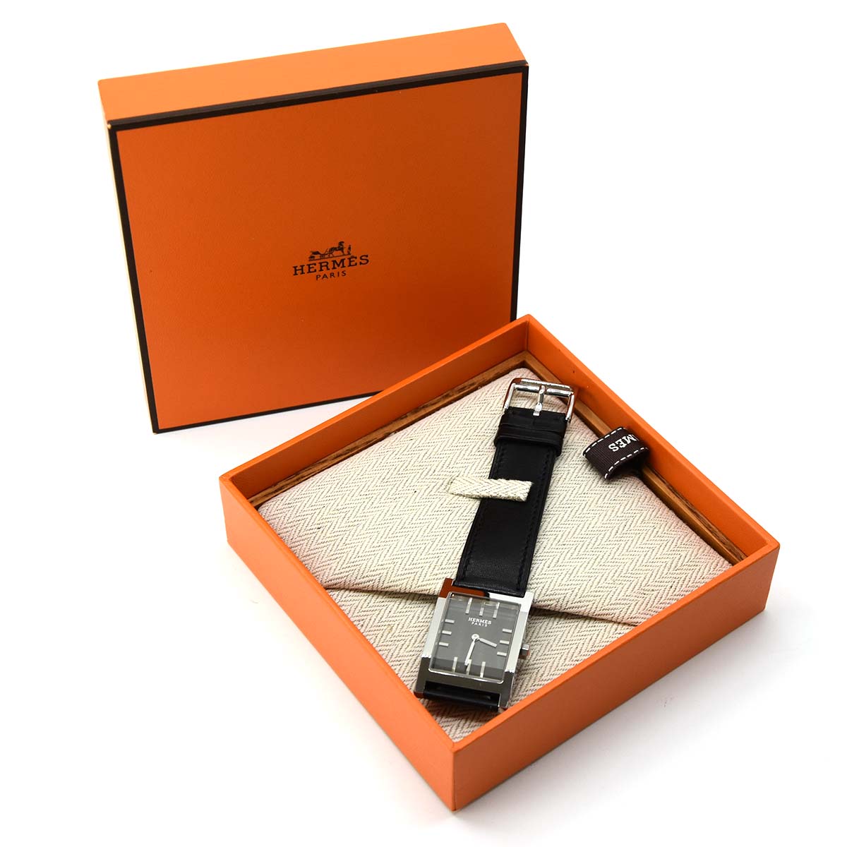 ✨箱付き✨HERMES エルメス タンデム TA1.210 二重ベルト　レザー エルメス タンデム 時計 TA1.710 HERMES 箱 保証書 腕時計 H3952 – み