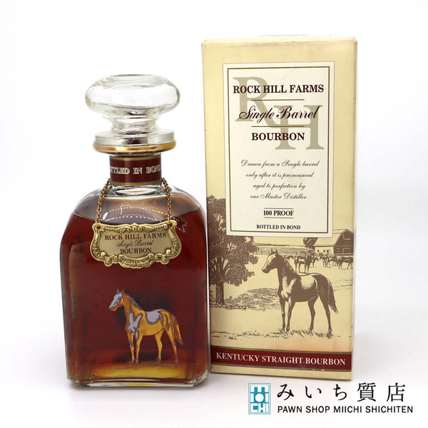 お酒 未開栓 ウイスキー ロックヒル ファーム ROCK HILL FARMS シングルバレル バーボン 750ml 50% 23k266-7