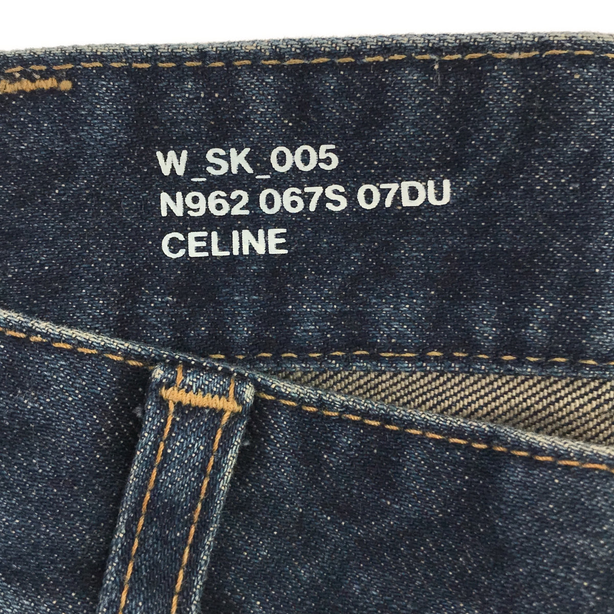 セリーヌ CELINE デニム パンツ ジーンズ Gパン N962 067S 07DU サイズ 