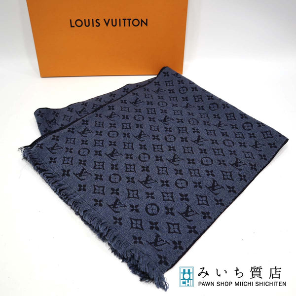 LV マフラー エシャルプ・モノグラム クラシック M78525 防寒 ウール ルイヴィトン LOUIS VUITTON M1563