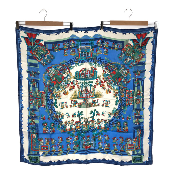 HERMES カレ90 ASTRES et SOLEILS 天体と太陽 スカーフ エルメス HERMES カレ90 ASTRES et SOLEILS 天体と太陽 ブルー