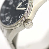腕時計 ORIS オリス ビッグクラウン 7660-40 デイデイト 自動巻き 黒文字盤 メンズ 27s478-1