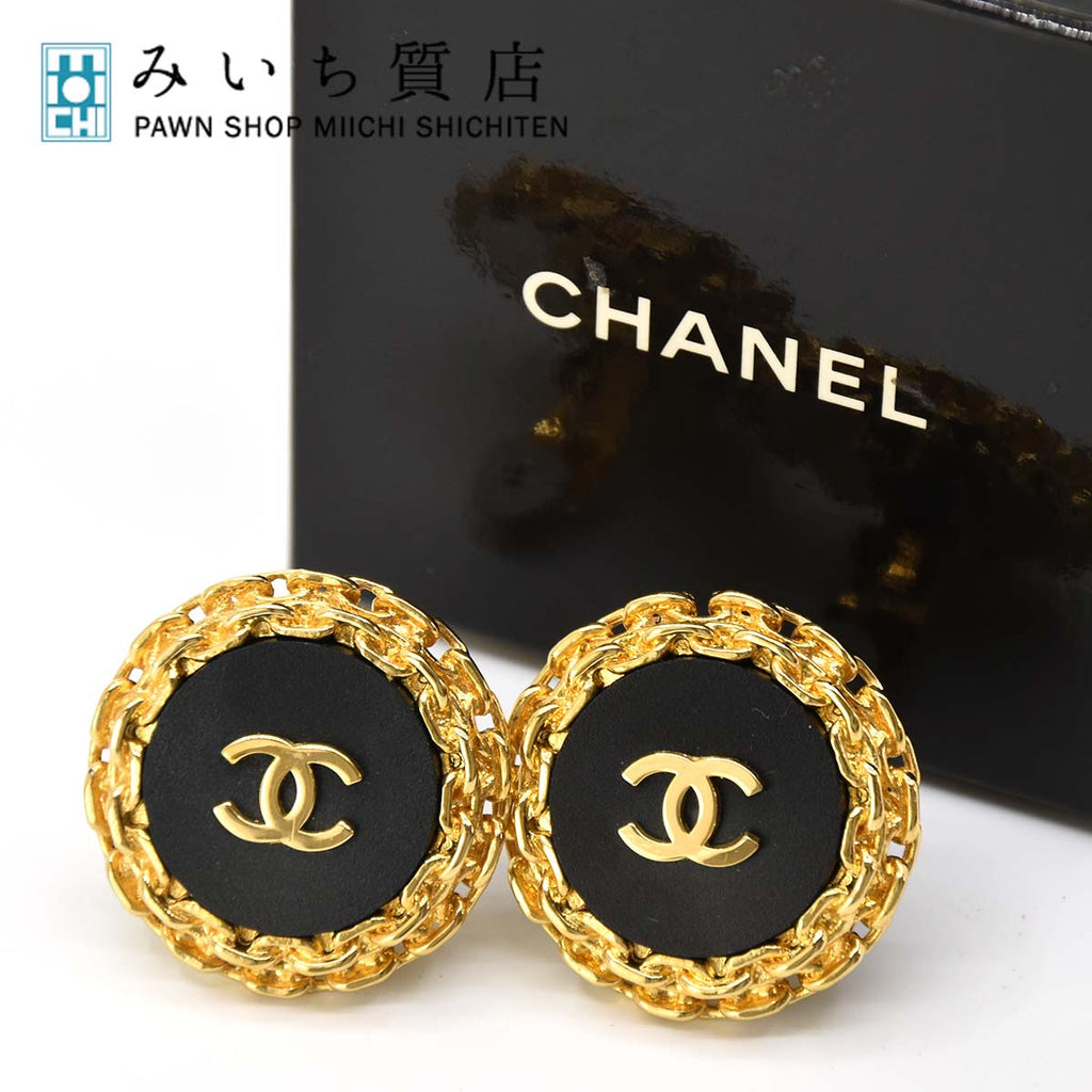 全国組立設置無料 CHANEL◇イヤリング/ココマーク/Vintage ラウンド型 ...