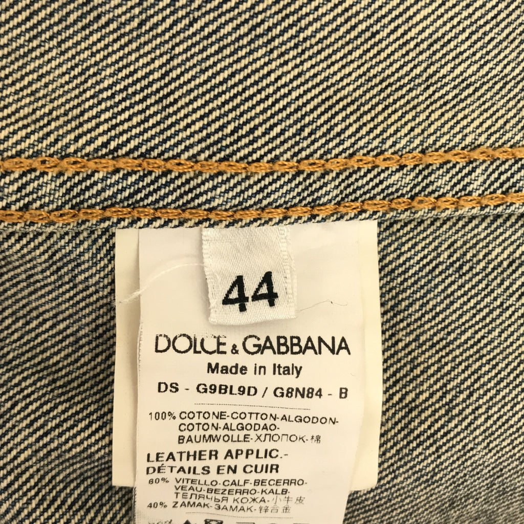 DOLCE&GABBANA ドルガバ Gジャン デニム ジャケット 44 サイズ 服 長袖 