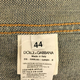 DOLCE&GABBANA ドルガバ Gジャン デニム ジャケット 44 サイズ 服 長袖 ブルー コットン 23k232-12