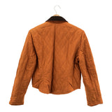 エルメス HERMES キルティング ジャケット リバーシブル Lサイズ ブラウン オレンジ アウター H560