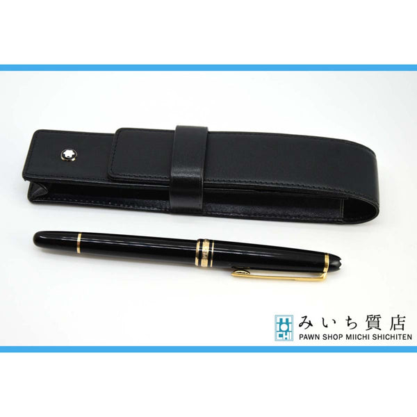 モンブラン 万年筆 MONTBLANC ペン先 14K 4810 マイスターシュテュック 144 ブラック 585 ケース 30k372-134