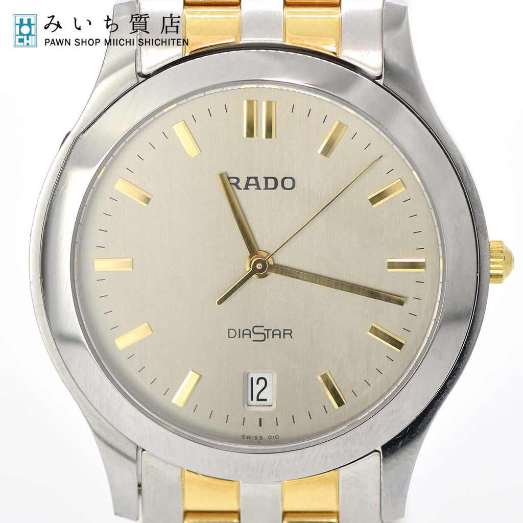 腕時計 RADO ラドー メンズ DIASTAR 電池切れ ゴールド 金色 | 2671125