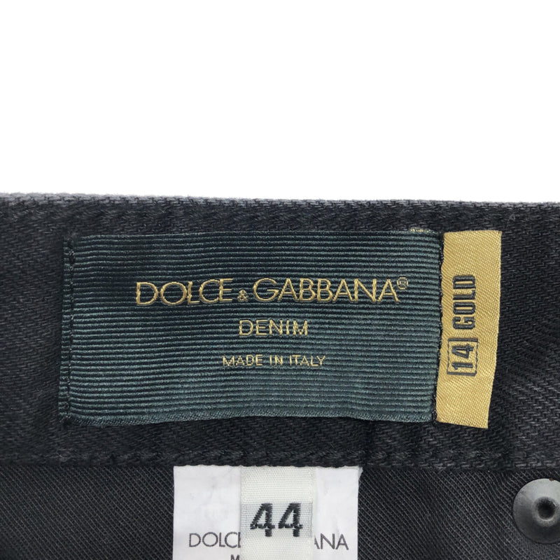 ドルガバ DOLCE&GABBANA ドルチェアンドガッバーナ サイズ 44 デニム パンツ Gパン ジーンズ ブラック 23k232-8